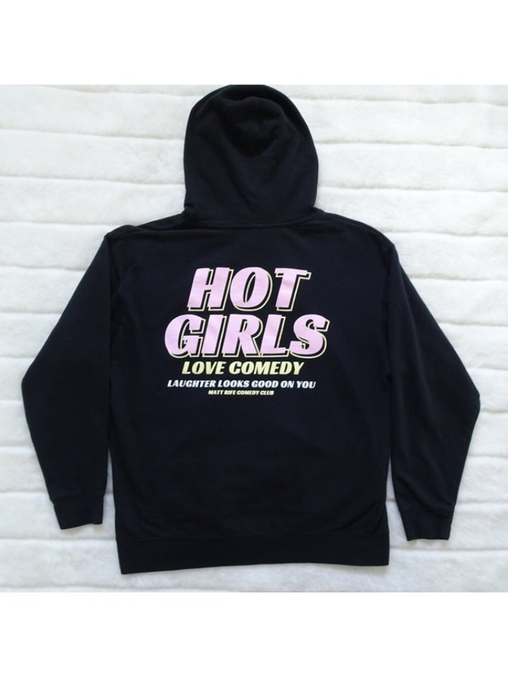 Matt Rife Women's Hoodie Sweatshirt Hot Girls Love Comedy Black Large